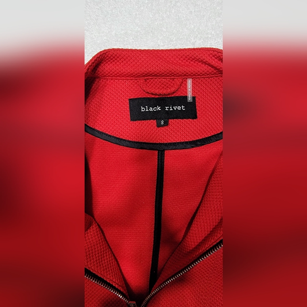 Black Rivet Red Jacket - Picture 6 of 10